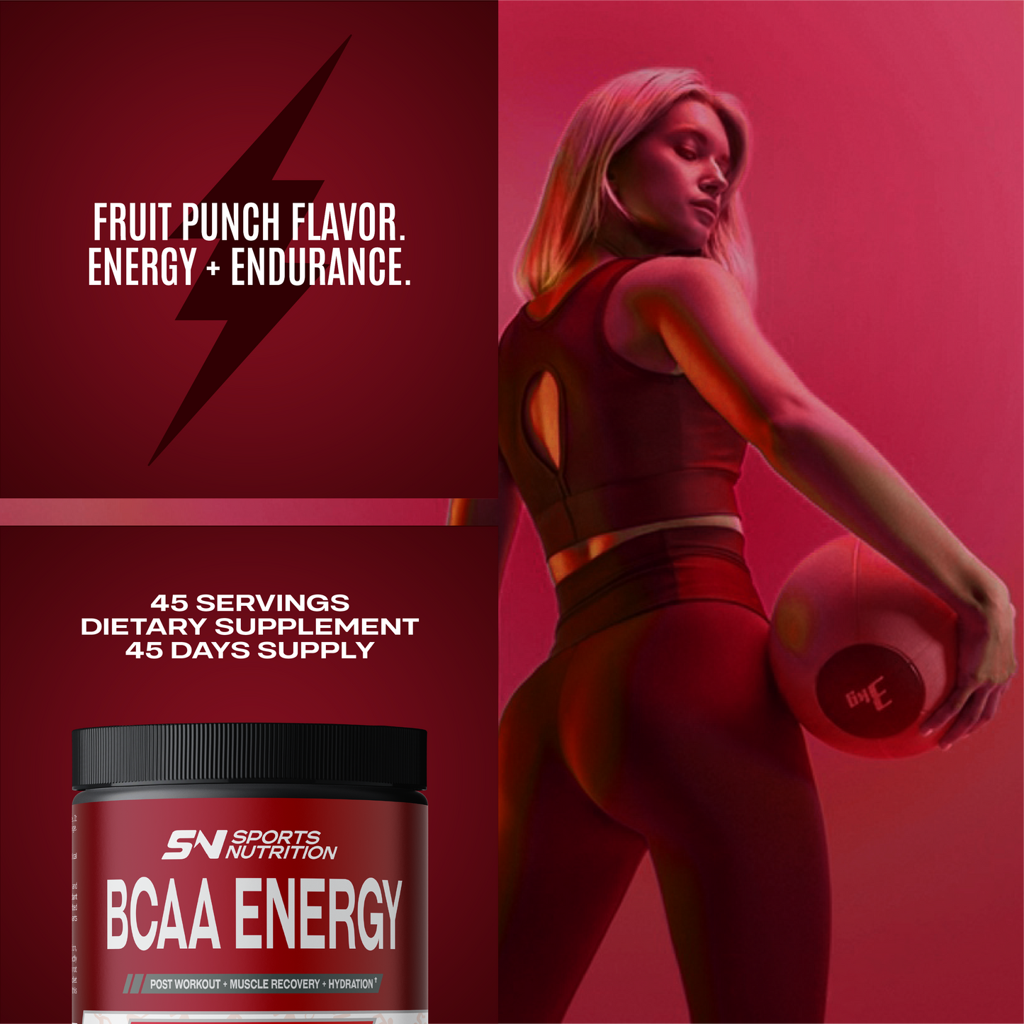 BCAA Energy Fruit Punch