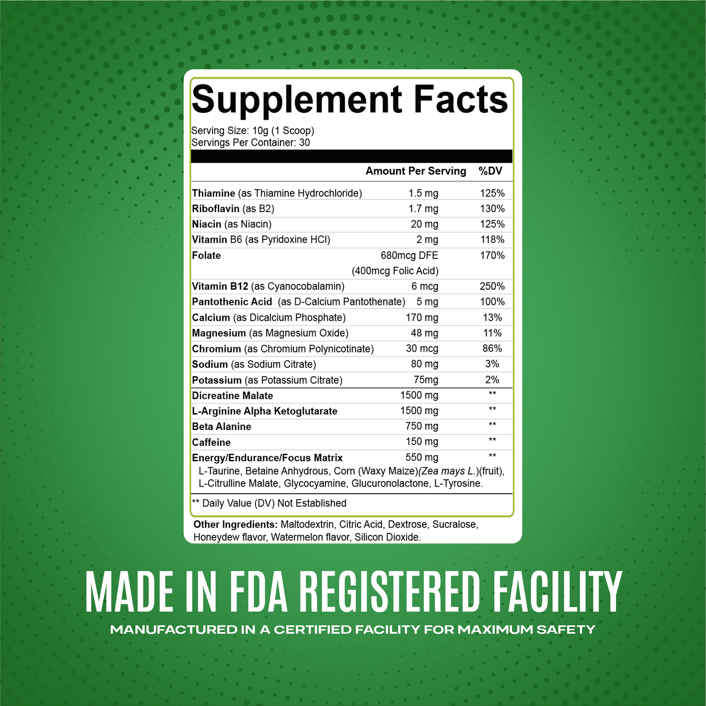 Nitric Surge Honeydew Watermelon