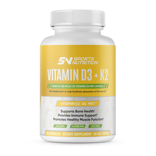 Sports Vitamin D3 + K2 for active men and women