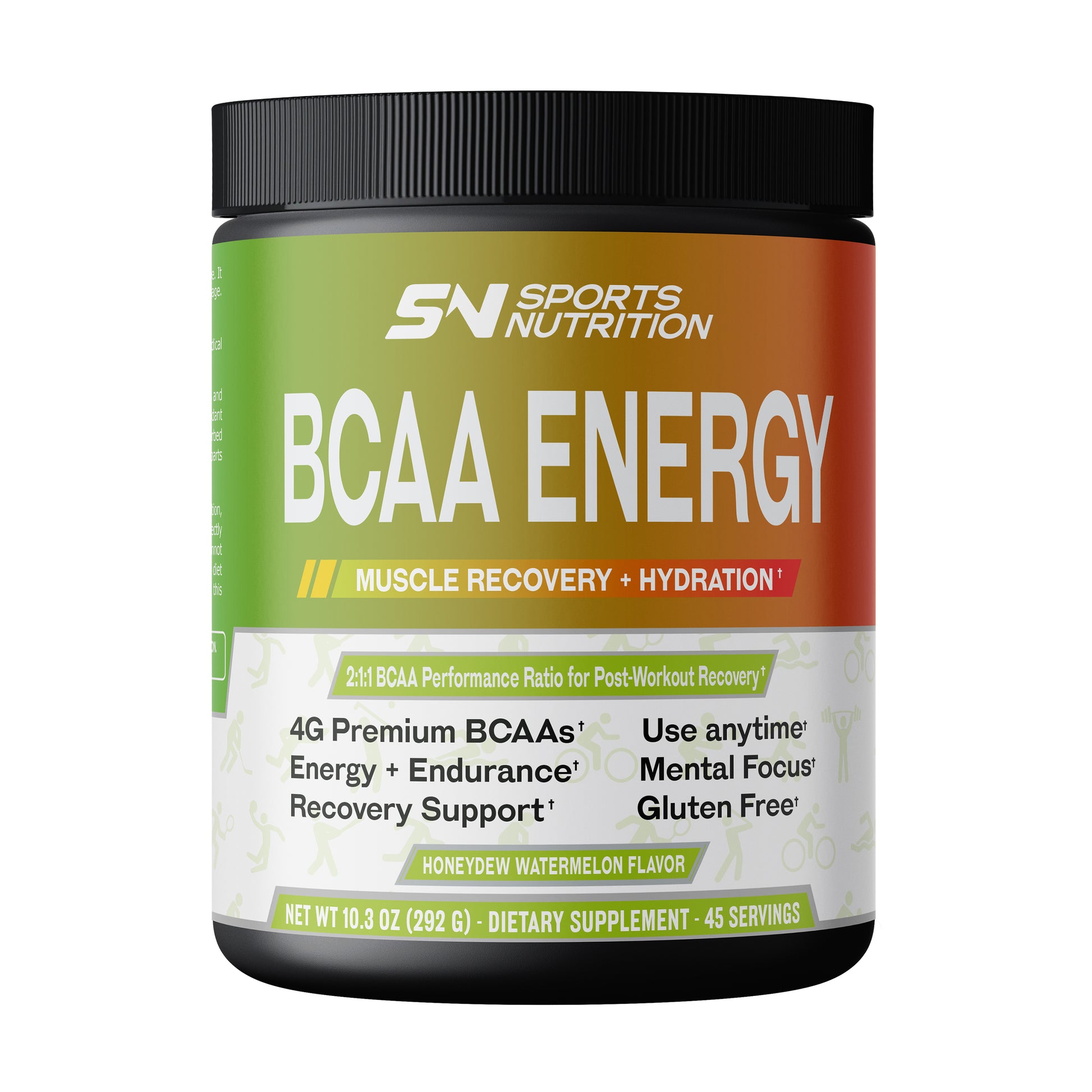 Sports post workout recovery powder for active men and women