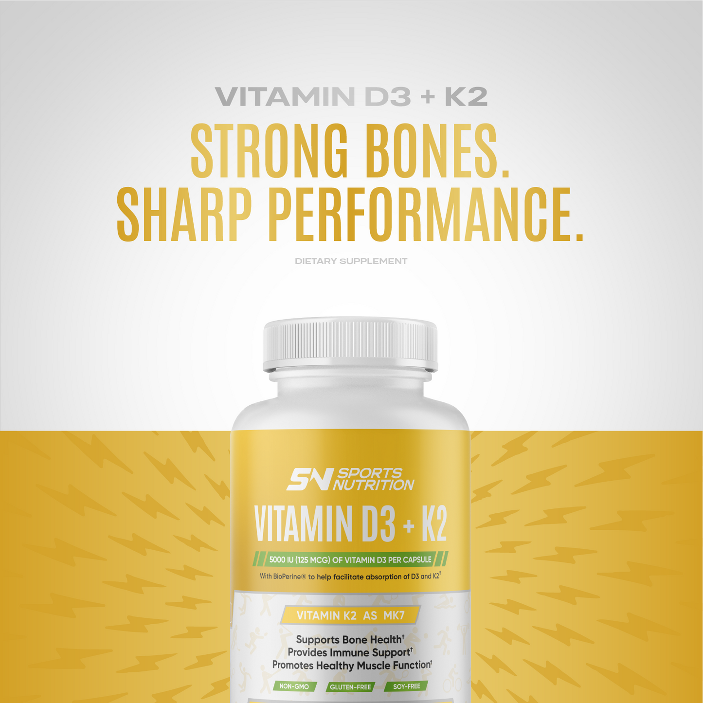 Vitamin D3 + K2
